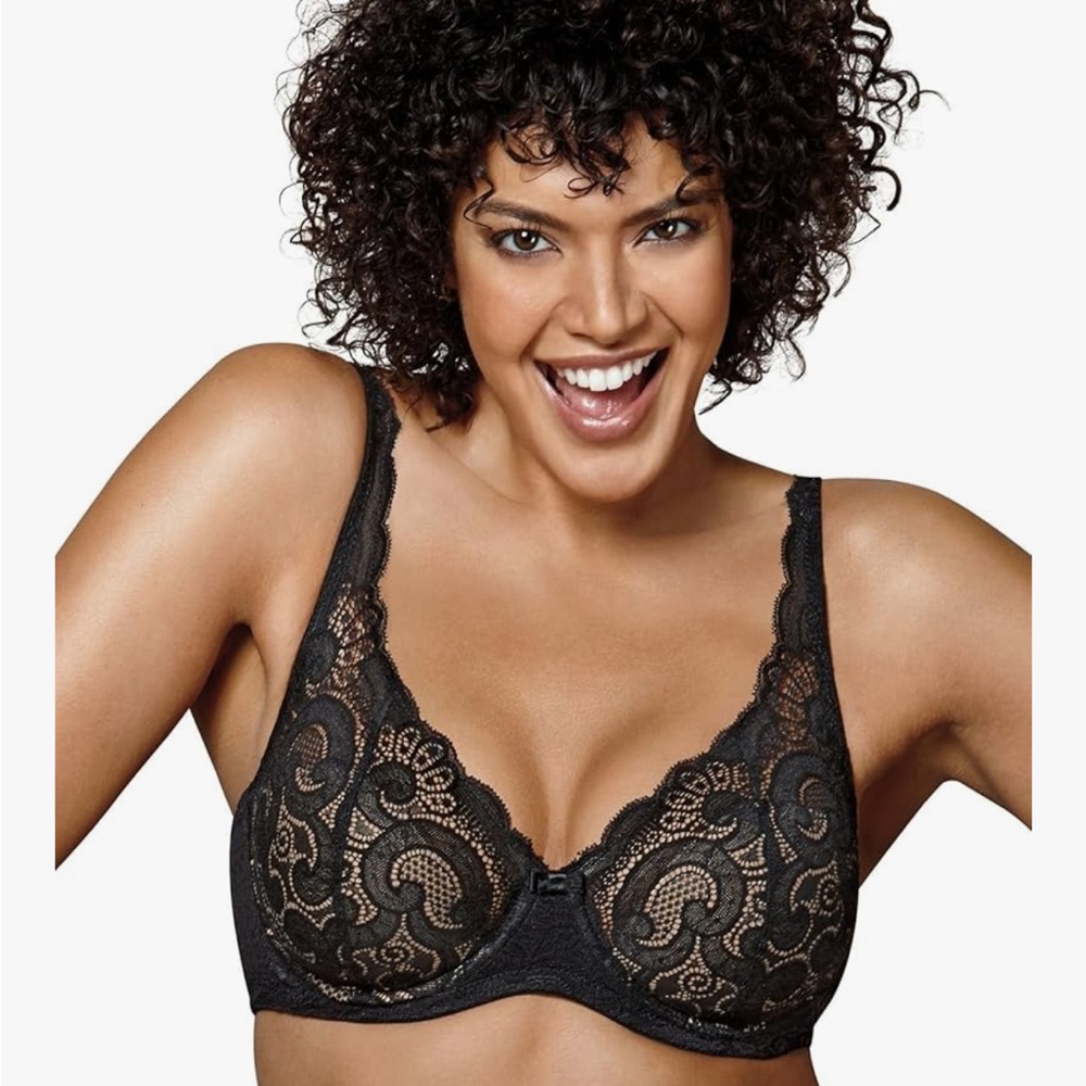Playtex Elegant Black Lace Bra